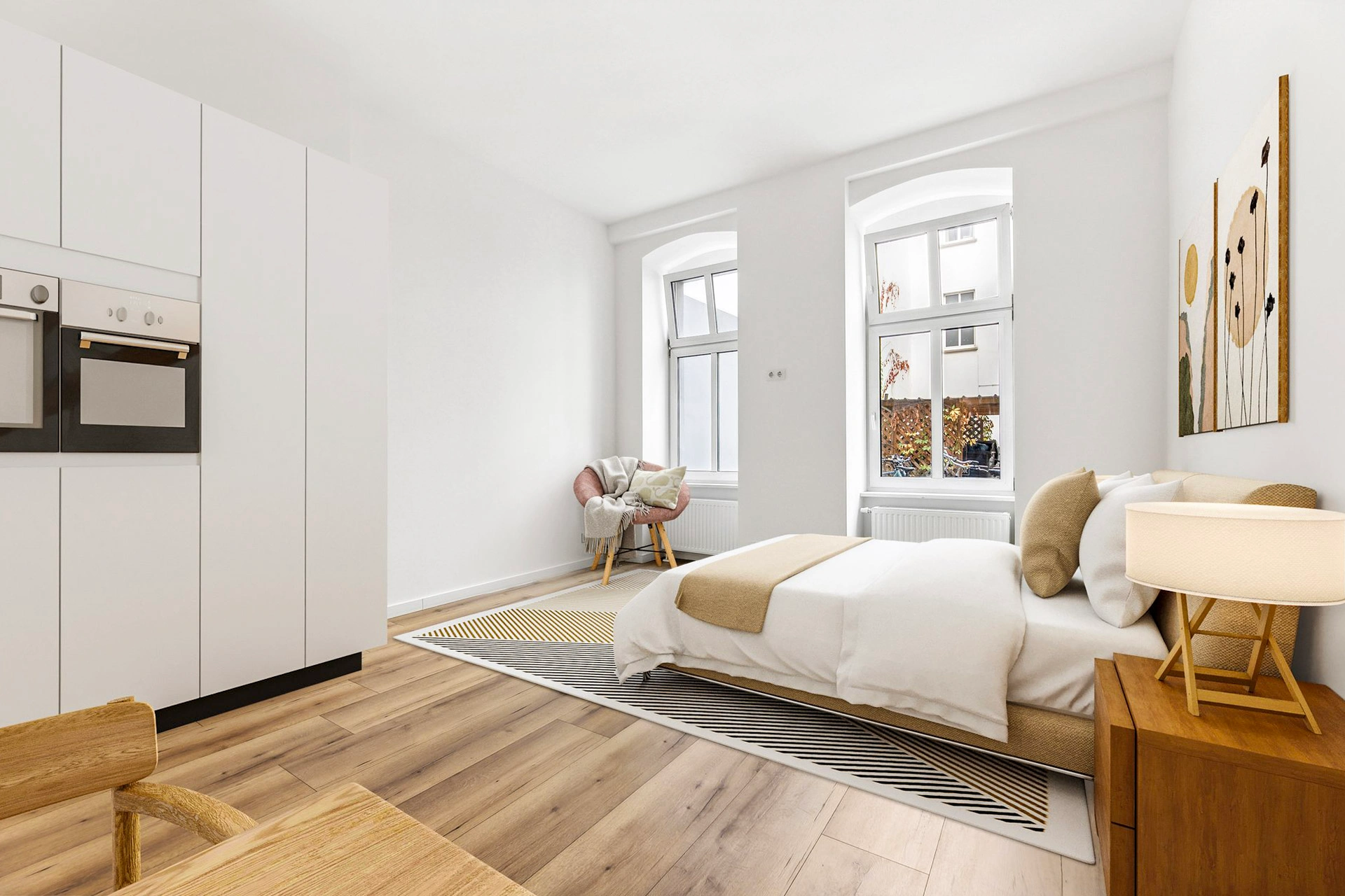 Stylishly modernized apartment in the heart of Berlin